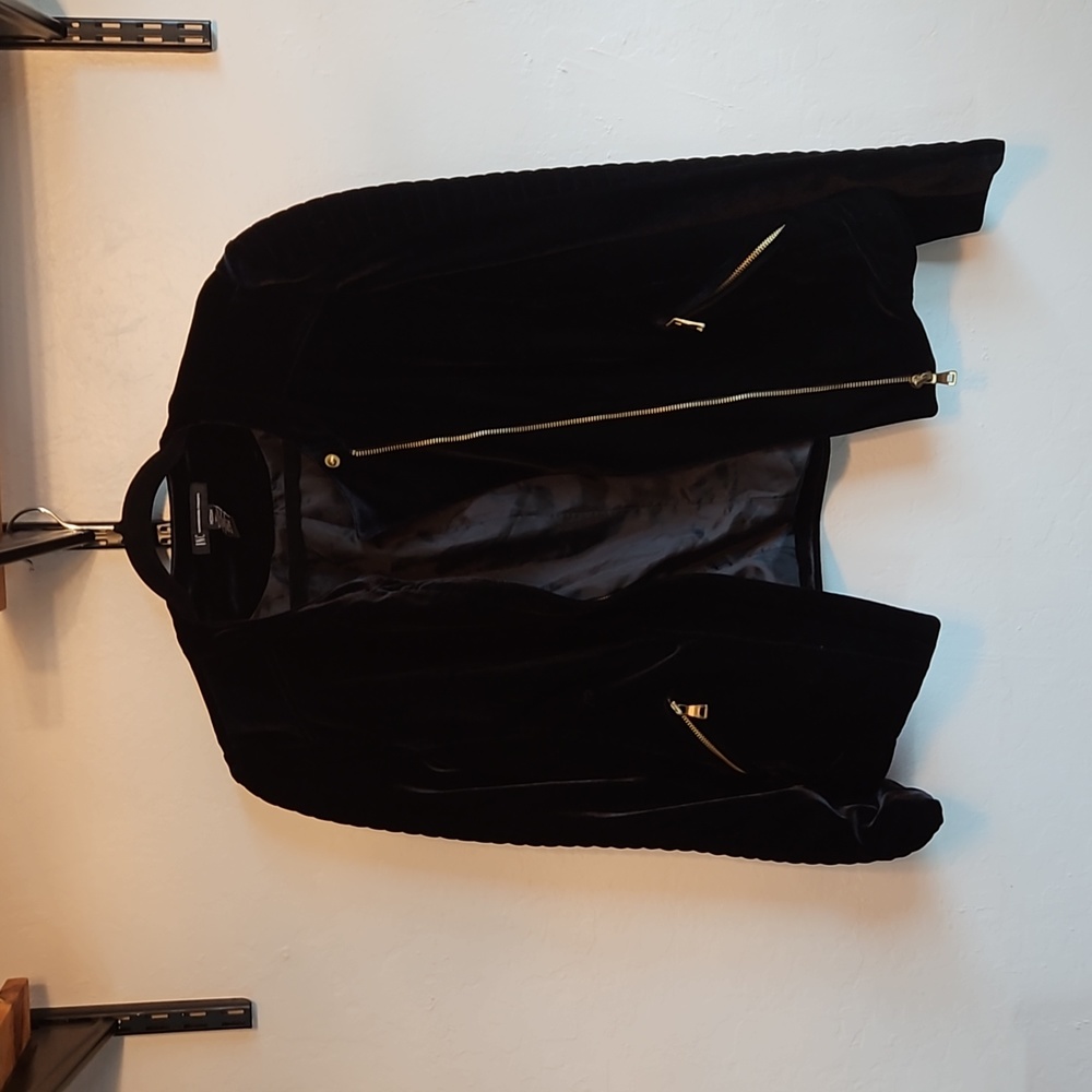 Black International Concepts Jacket Medium - Picture 1 of 7